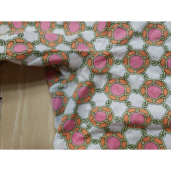 Vineyard Vines Sz 6 Tunic Mandarin Neck Long Sleeve Multicolor Graphic Top - Picture 4 of 12